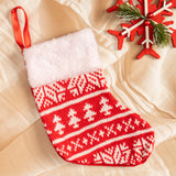 Mini Christmas Print Stocking | Set of 2