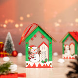 LED Hanging Santa House