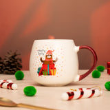 Christmas Themed Ceramic Coffee Mug