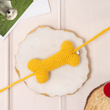 Crochet Bone Rakhi For Pets