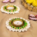 Decorative Cowrie T-light Holder