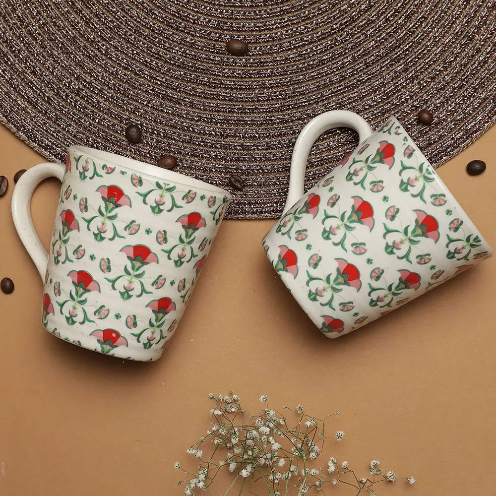 Floral Ceramic Mug