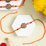 Traditional Beads and Kundan Rakhi