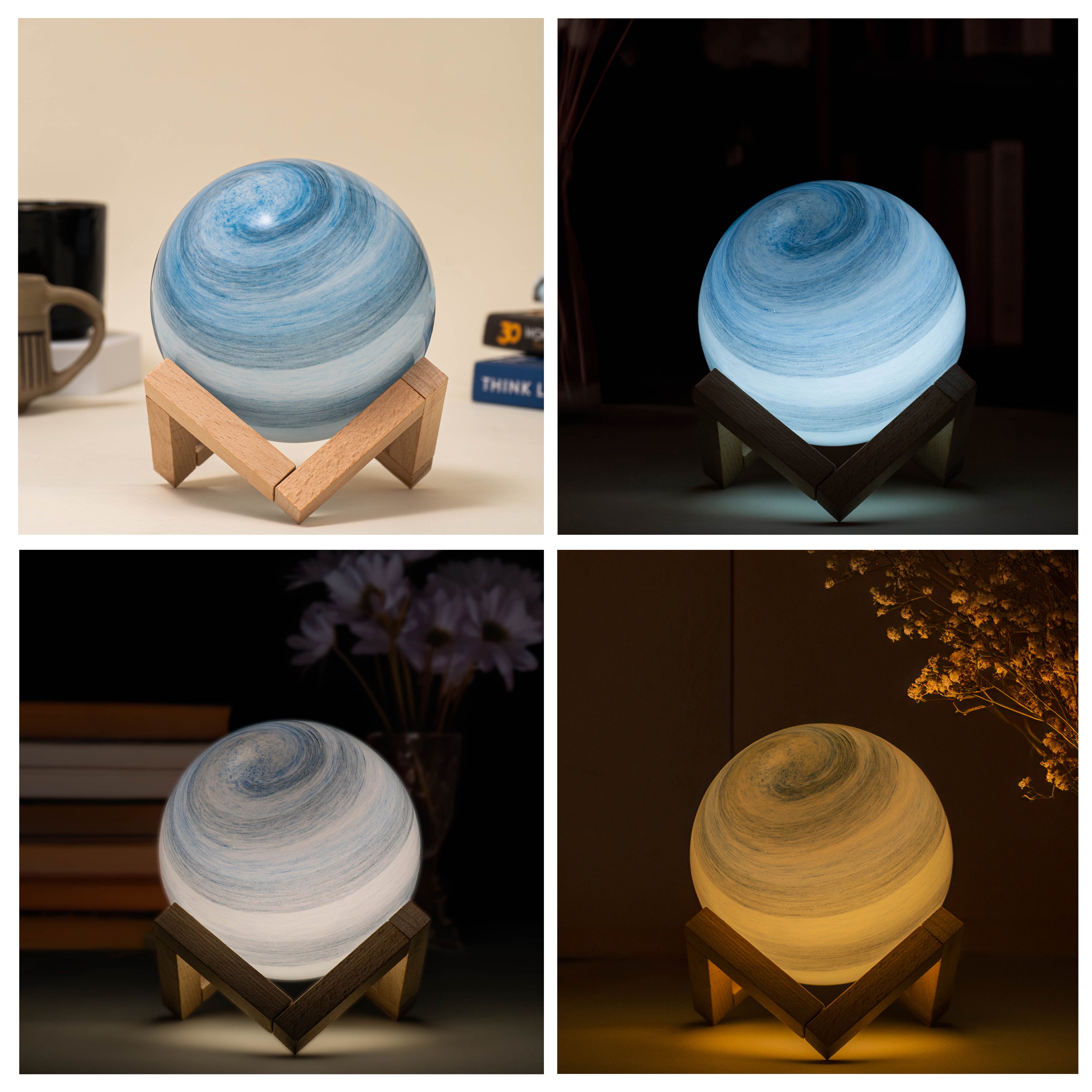 3D Color Changing Moon Lamp