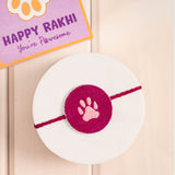 Embroidered Paw Rakhi For Pets