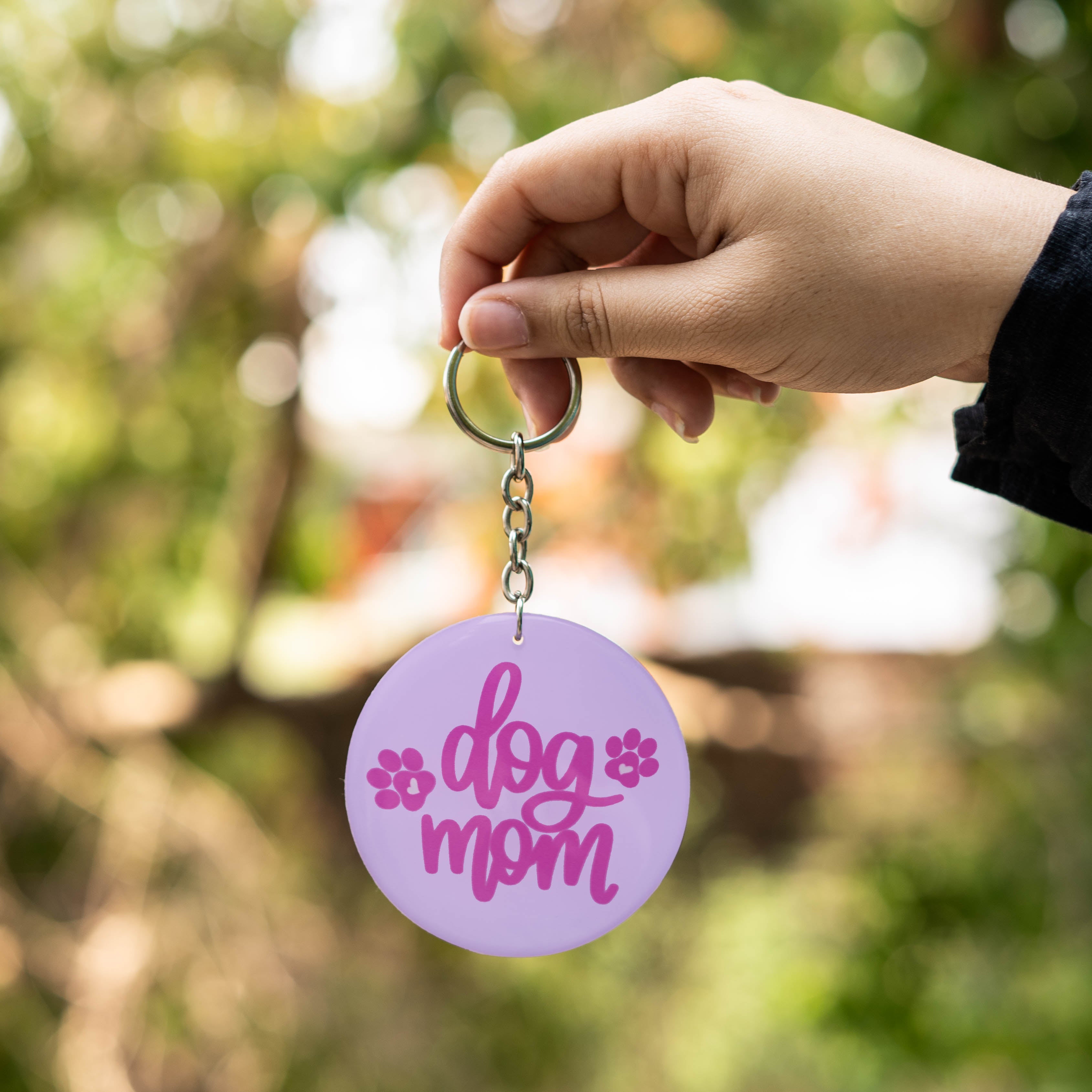 Dog Mom Keychain