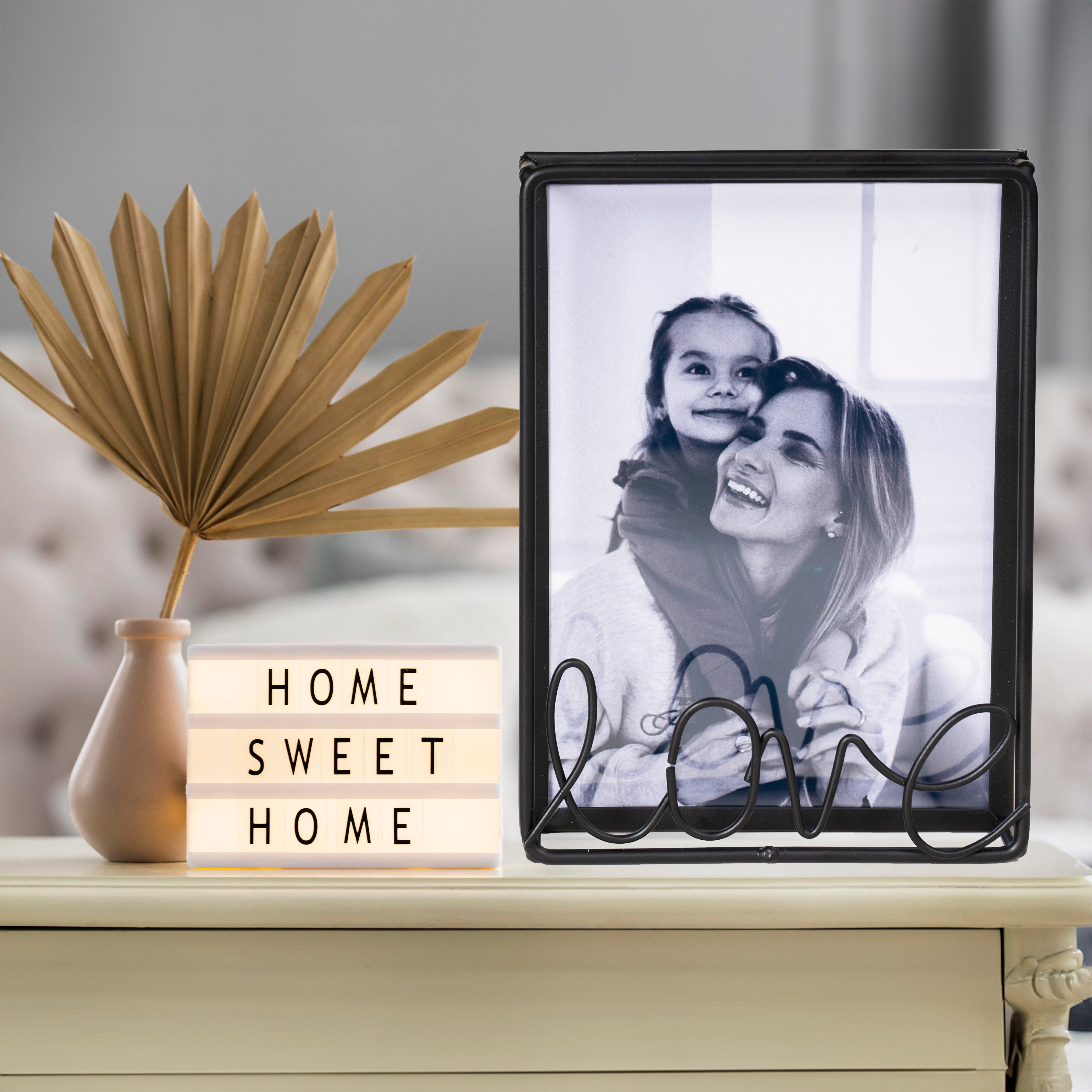 LOVE' Personalized Photo Frame - Black