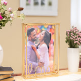 LOVE' Personalized Photo Frame - Black