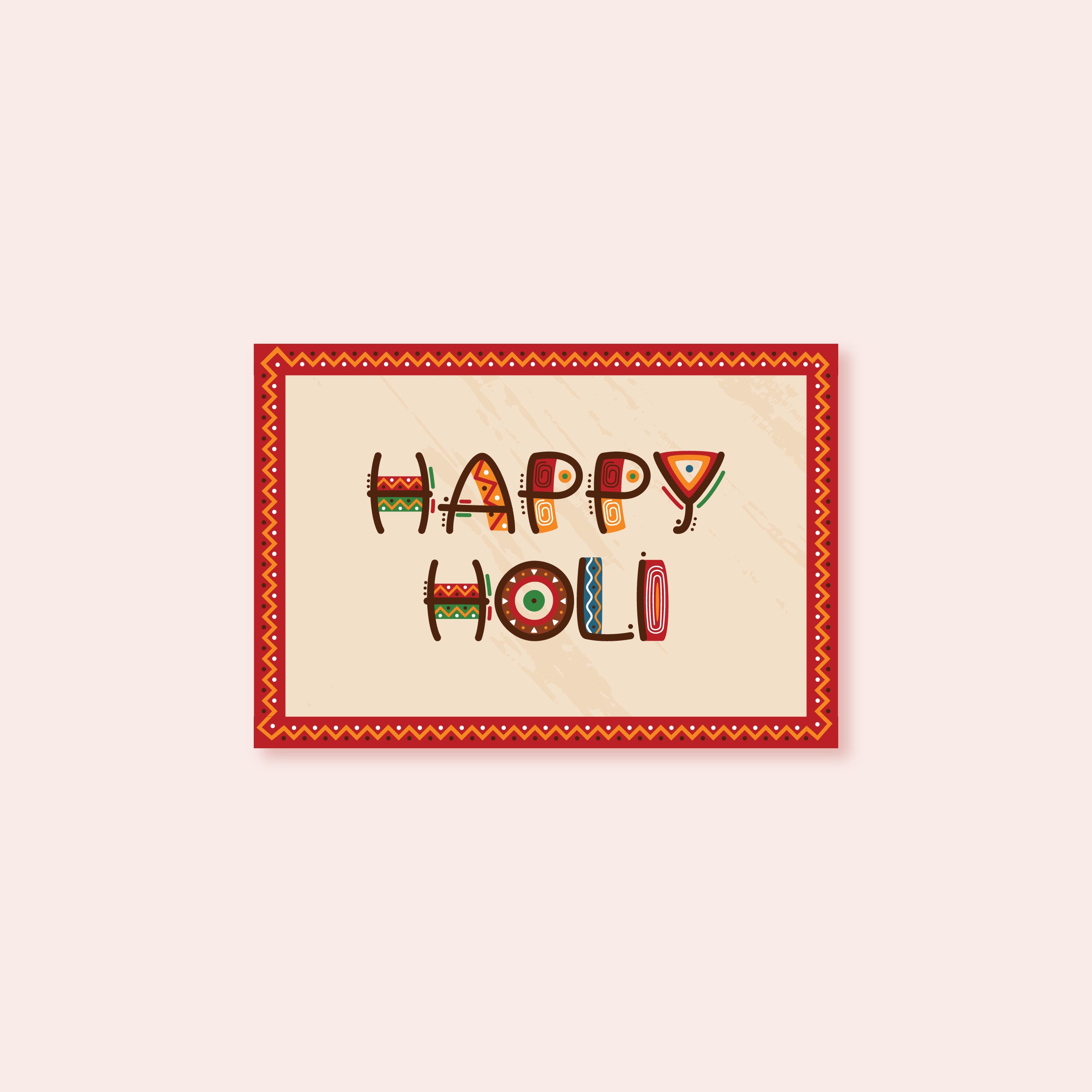 Happy Holi Personalized Hand-Written Card – The Zappy Box