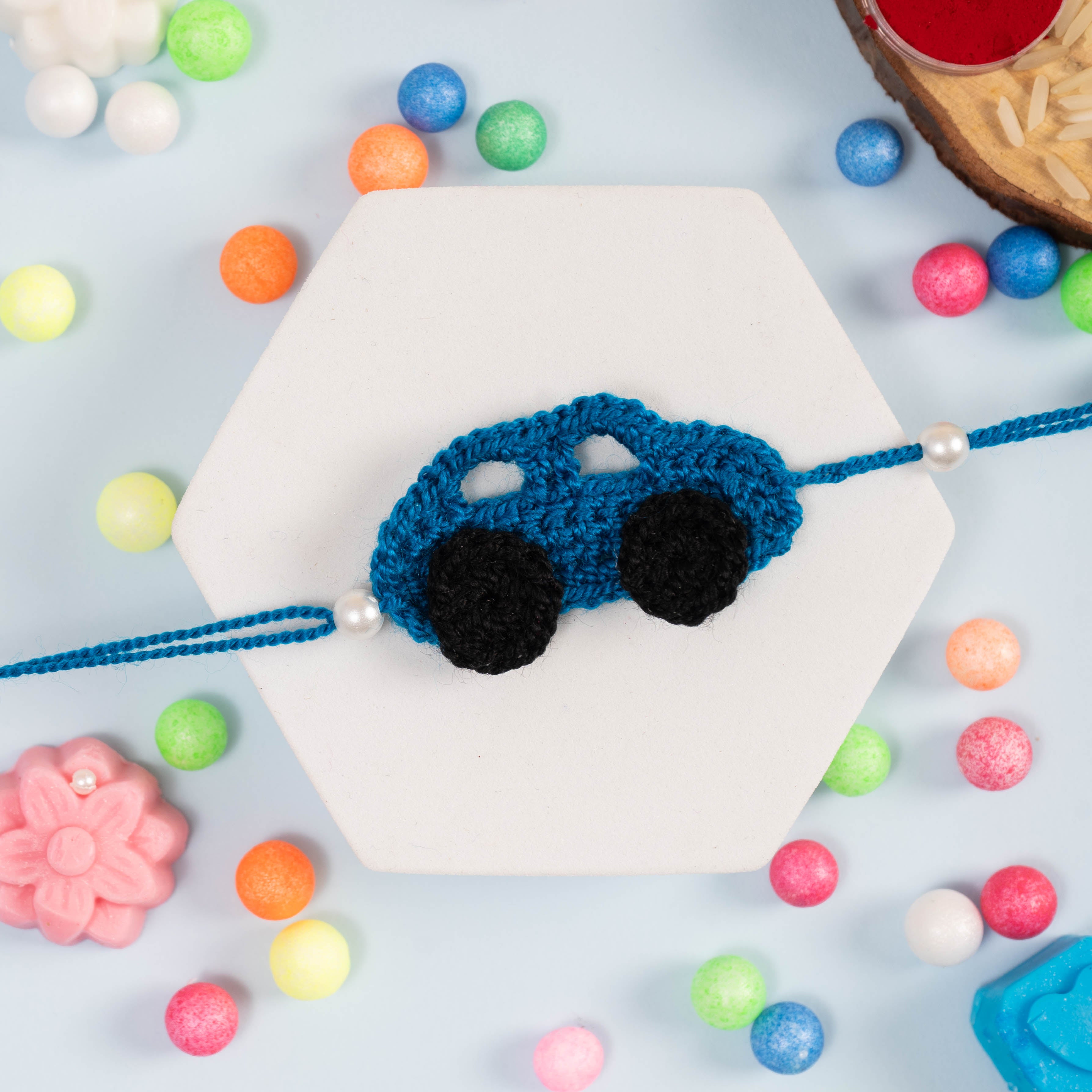 Crochet Car Rakhi