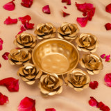 Golden Rose Urli Bowl