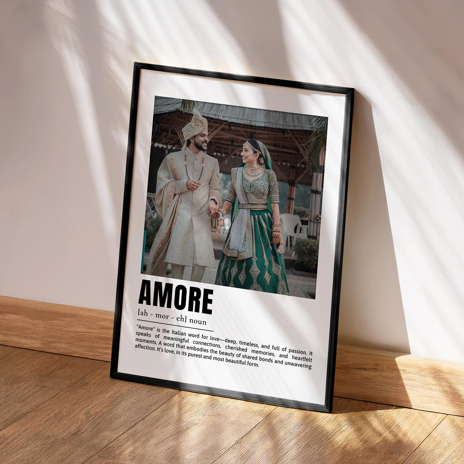 Amore Romantic Personalized Frame