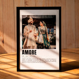 Amore Romantic Personalized Frame