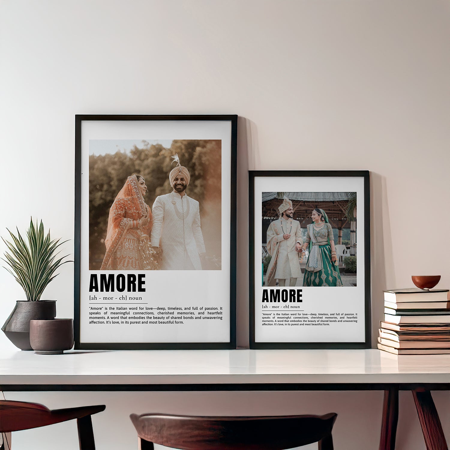 Amore Romantic Personalized Frame