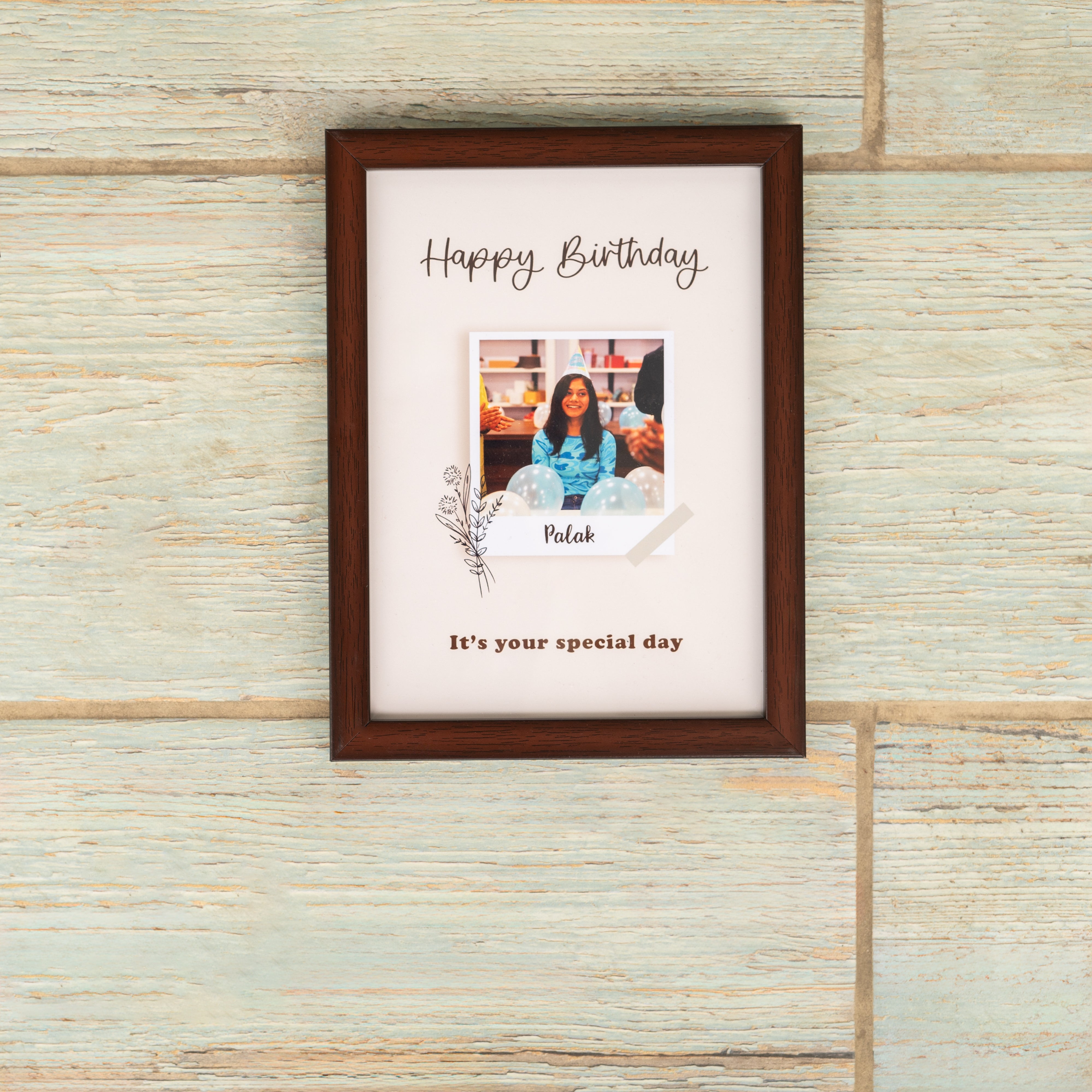 Happy Birthday Photo Frame