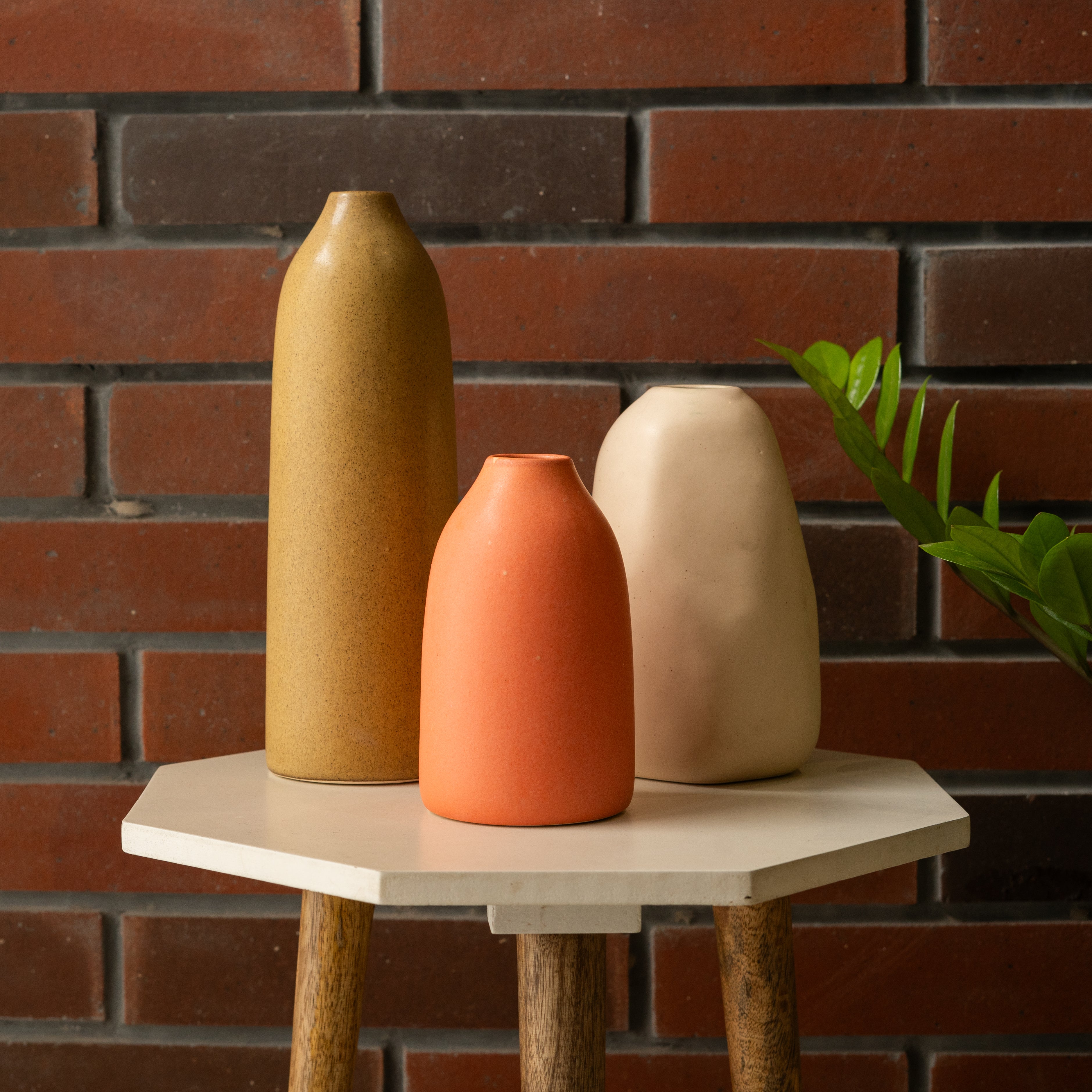 Minimalist Tabletop Ceramic Vases