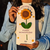 Crochet Sunflower Card