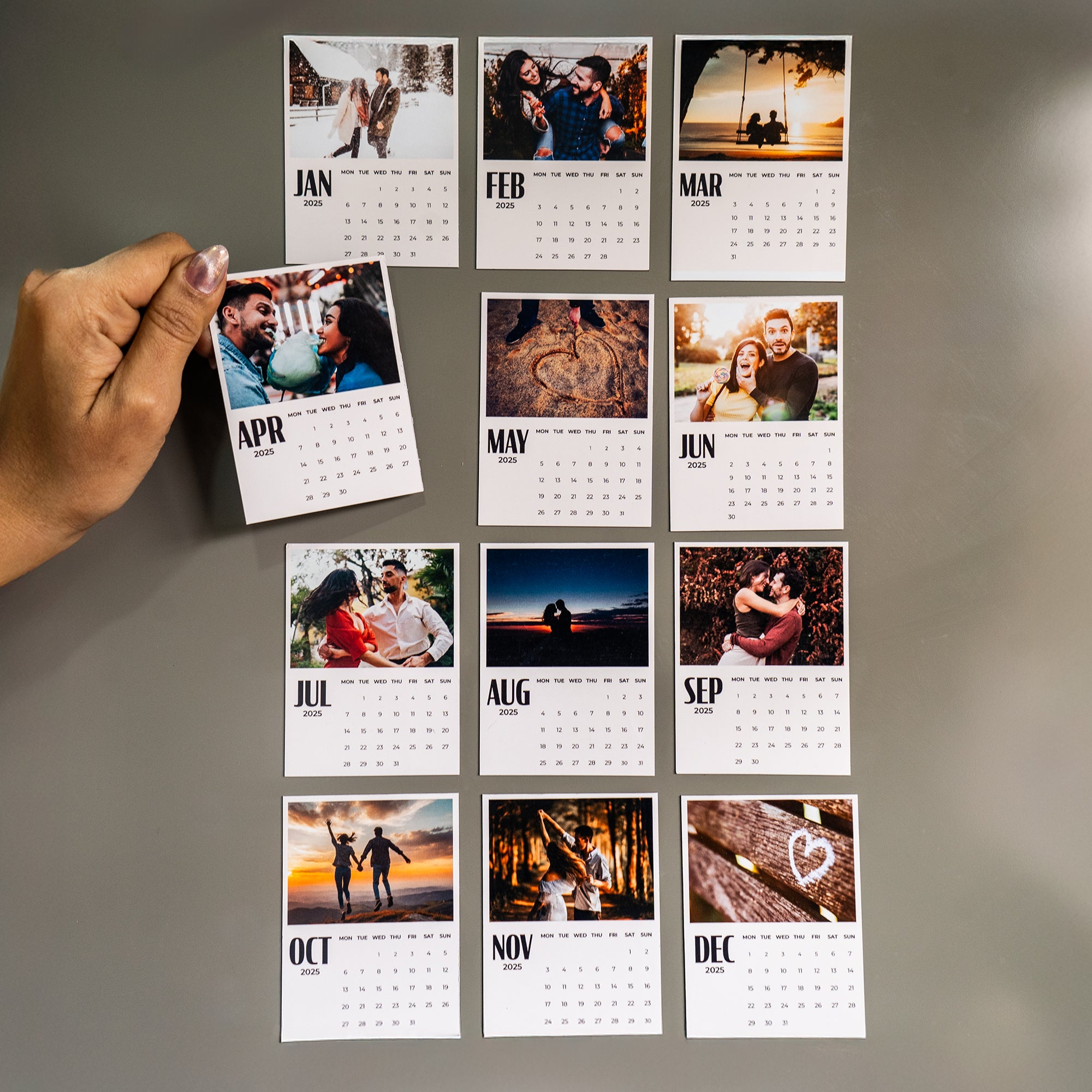 Personalized Magnetic Calendar 2025