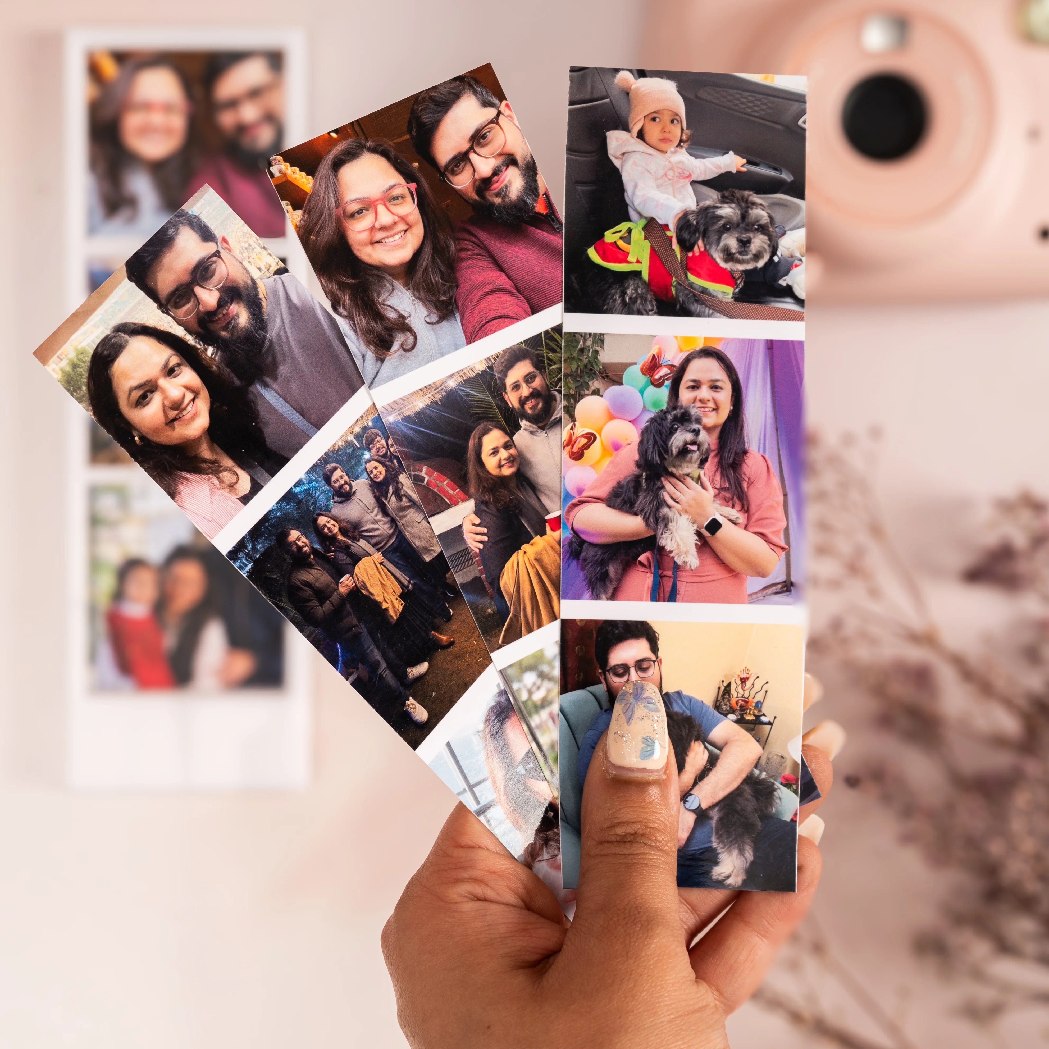 Personalized Photo Strip Magnet