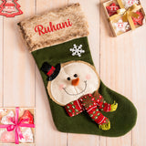 Personalized Snowman Special Stocking