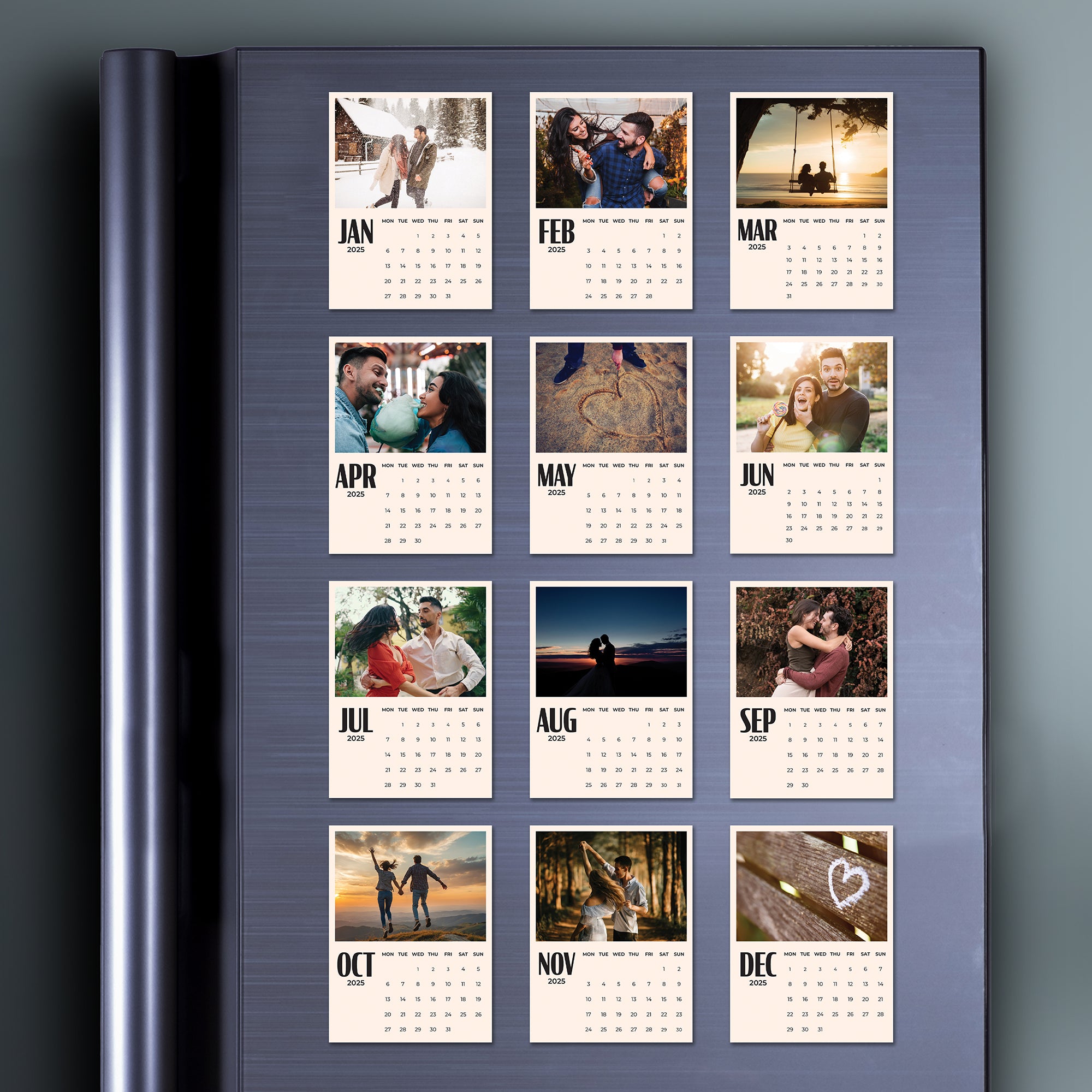 Personalized Magnetic Calendar 2025