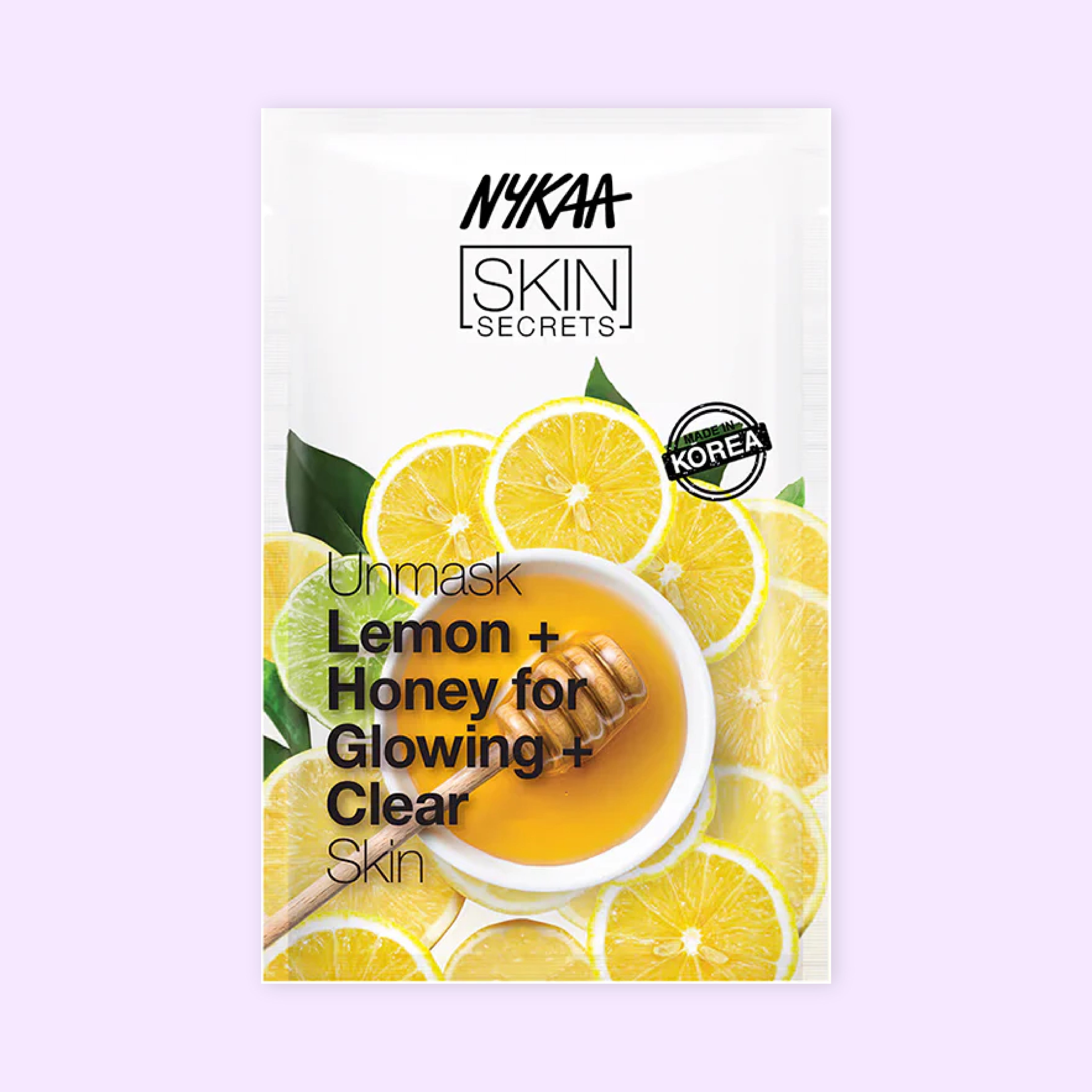 Nykaa Face Sheet Mask-Lemon and Honey