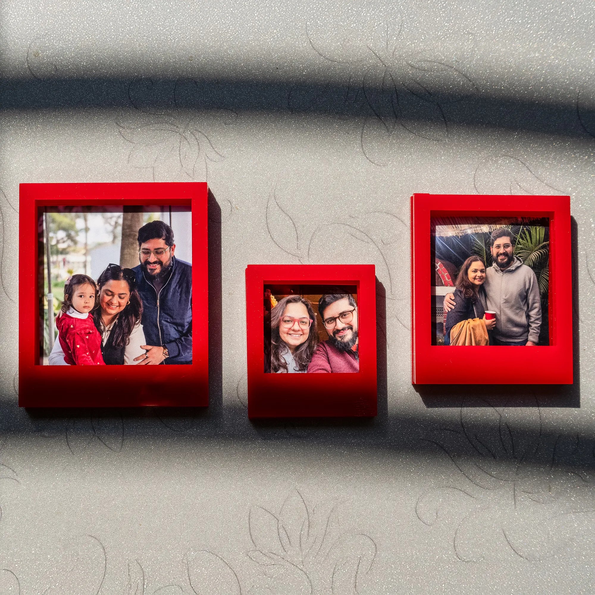 Personalized Picture Magnet/ Frame Stand | Set of 3