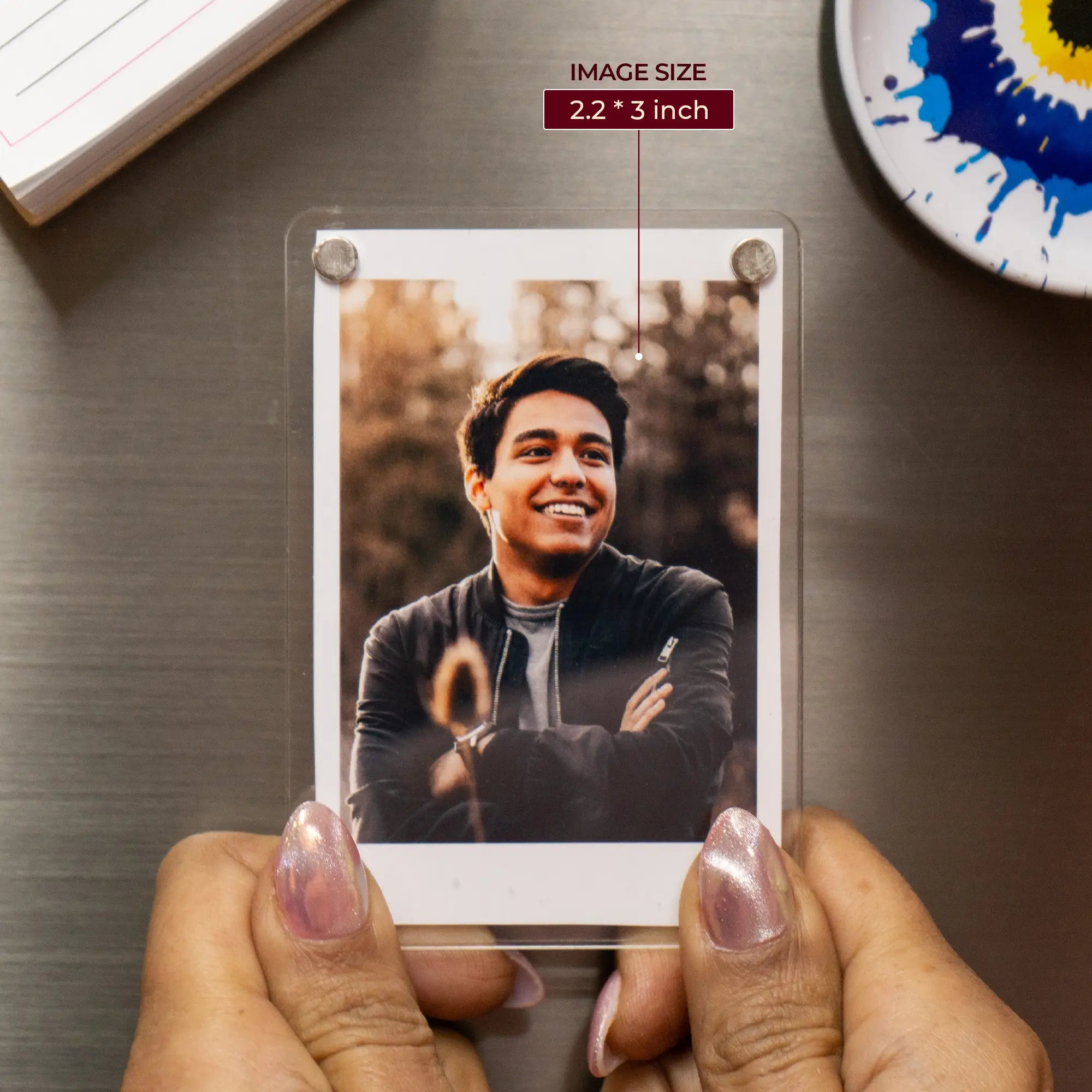 Personalized Polaroid Magnet Frame