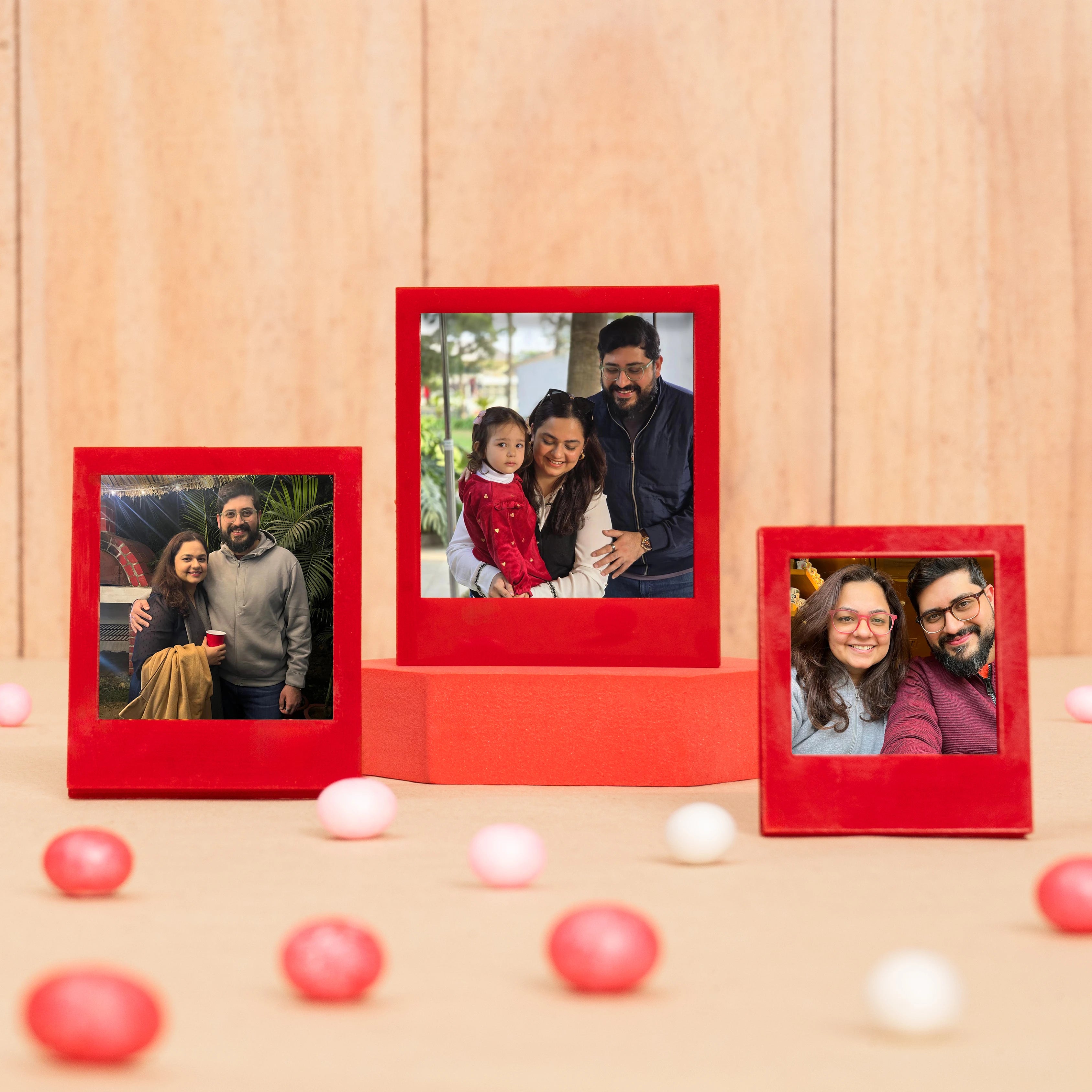 Personalized Picture Magnet/ Frame Stand| Set of 3