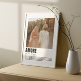 Amore Romantic Personalized Frame