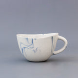 Blue Wave Ceramic Cup-Set of 2